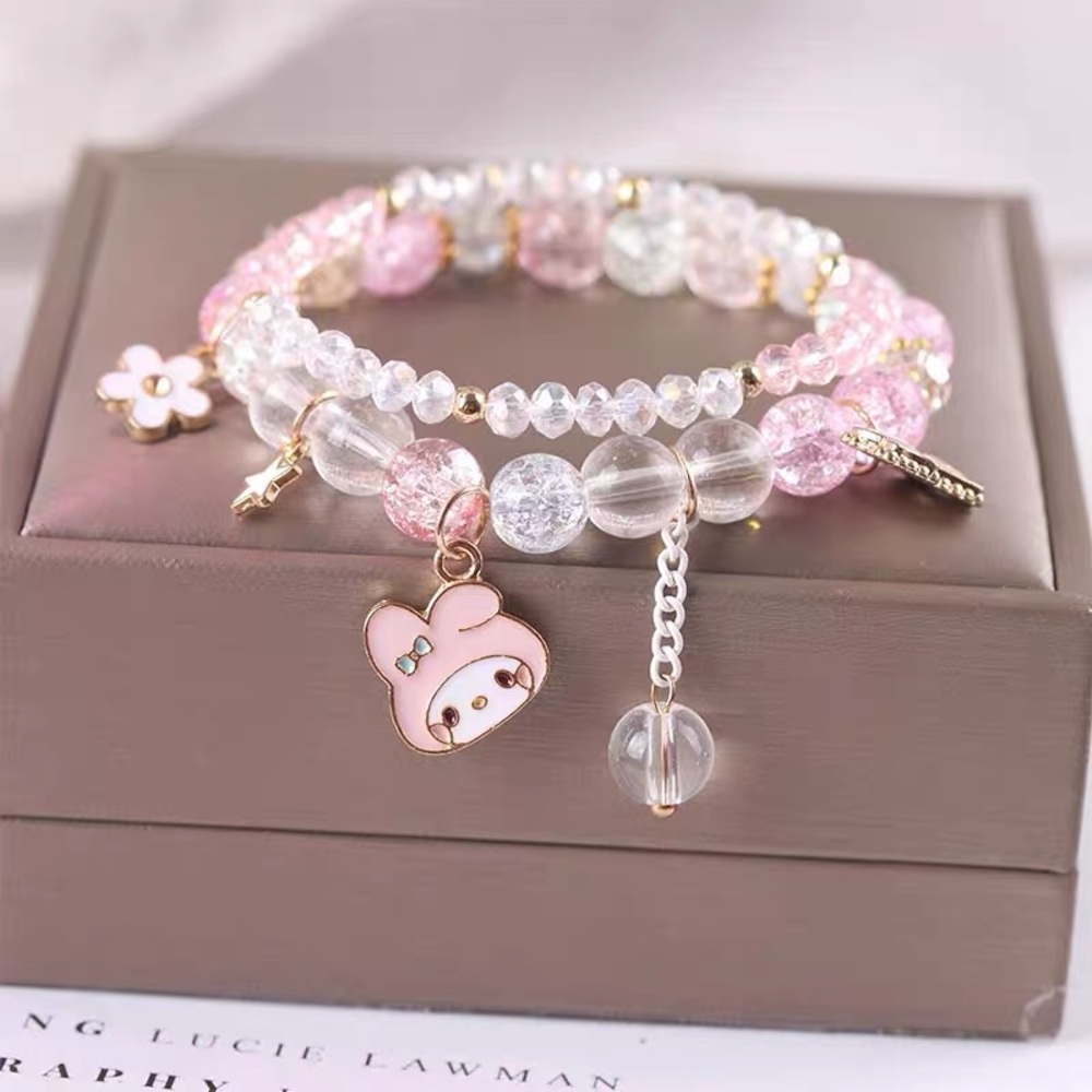 Sanrio My Melody set of 2 bracelet pink